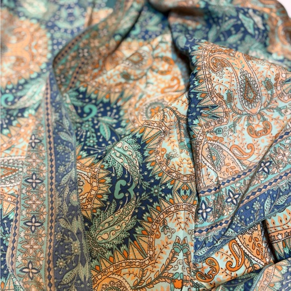 Earthbound Wrap around Twice Tunic mini dress large - Picture 9 of 13